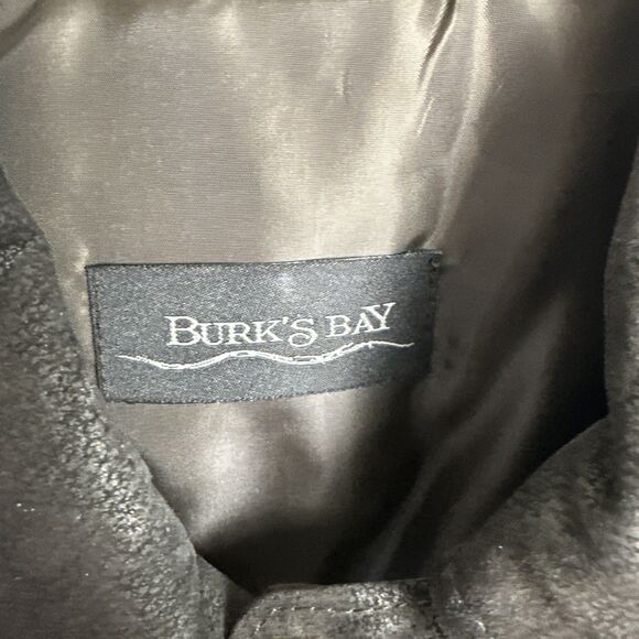 NRA Lifetime Member Suede Leather Jacket Large Black Burk's Bay True Patriot - Picture 4 of 15